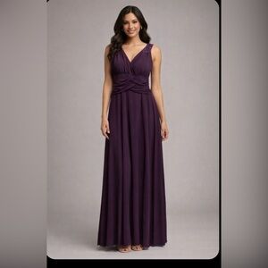 Jessica Howard Deep Purple Maxi Dress